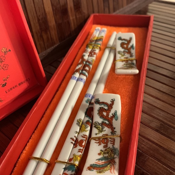 Zheng Yuan Porcelain Chopsticks - Picture 3 of 5